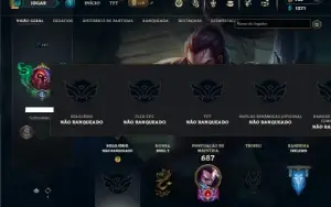 Unranked com TODOS os champs e 348 Skins