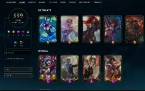 Conta lol 399 skins