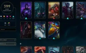 Conta lol 399 skins