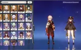 AR 55 Hutao / Xiao / Albedo / Kazuha e + 4 T5
