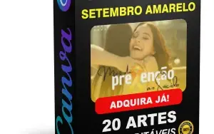 Pack Canva Setembro Amarelo - 20 Artes Editáveis
