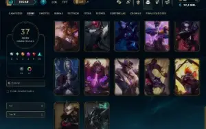 Diamante 1 com 95 Champs e 37 Skins ( MAIN ADC )