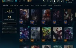 Diamante 1 com 95 Champs e 37 Skins ( MAIN ADC )