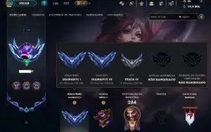 Diamante 1 com 95 Champs e 37 Skins ( MAIN ADC )