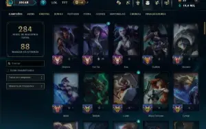 Diamante 1 com 95 Champs e 37 Skins ( MAIN ADC )