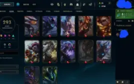 Conta League of Legends Diamante 2 com 293 skins