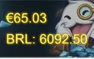 Conta lol com mais de 6000 gasto e de valorant com 300 gasto
