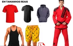 Kit 800 Molde De Roupa Masculino Feminino E Infantil Em PDF