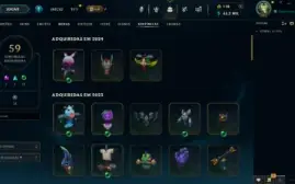 Conta com 400+ Skin Platina 4