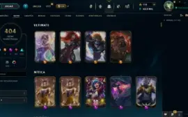 Conta com 400+ Skin Platina 4