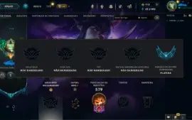 Conta com 400+ Skin Platina 4