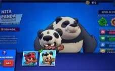 Conta Brawl  18k com Nita Panda e Ricochete