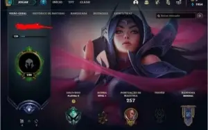 Conta league of legends 33 skins 4 lendárias 2 vitoriosas