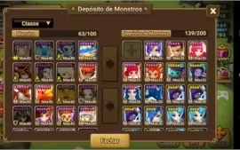 Conta Summoners Wars servidor Global F3