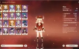 AR 47 Venti + Klee + Albedo + Jean C1 + Livro 5*