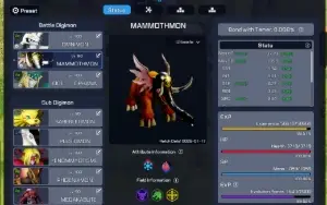 Account Digimon Super Rumble (Server 2, Tokomon)