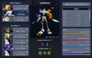 Account Digimon Super Rumble (Server 2, Tokomon)