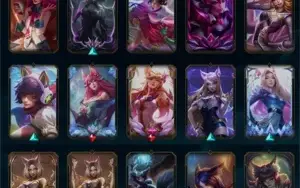 💎 CONTA MONO AHRI COM TODAS SKINS~CROMAS~BORDAS~ICONES💎