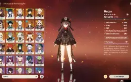 AR 59 end game - 19 5 star + 6 armas 5 star + Hutao Yelan