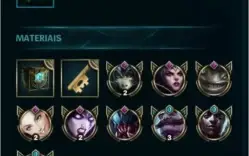 Prata 3 Prata 2 90 Campeões, 25 skins, 33 ícones
