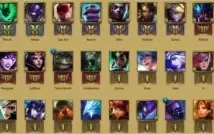 Prata 3 Prata 2 90 Campeões, 25 skins, 33 ícones