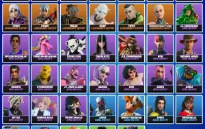 Conta Fortnite para PC 39 skins Gwen, Kor, Cavaleira Rubra
