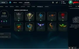 LOL 110 SKINS COM TODOS OS CHAMPS +DE R$2MIL GASTOS