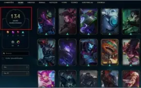 134 Skins, Todos os Campeões e 71k de EA ( e mais)