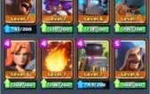 Conta Clash Royale lvl 11 4100+ 145k Gold 1k Gem