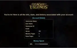 CONTA LOL [GOLD V] - 78 SKINS - 138 CHAMP - 130 ÍCONES