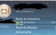 CONTA AR20 COM KEQING, ESPADA CELESTIAL - GENSHIN IMPACT