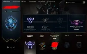 Conta Diamante I na MD5 - League of Legends