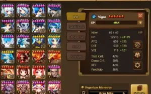 Verônica ,  Thebae, Pater, robo dark LD nat5 Summoners war
