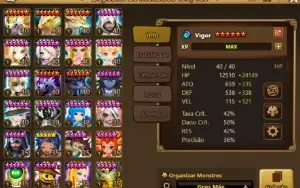 Verônica ,  Thebae, Pater, robo dark LD nat5 Summoners war