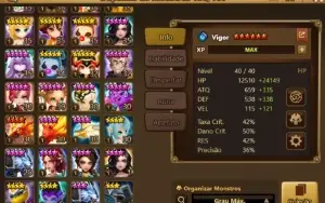 Verônica ,  Thebae, Pater, robo dark LD nat5 Summoners war