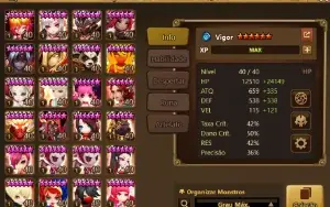 Verônica ,  Thebae, Pater, robo dark LD nat5 Summoners war