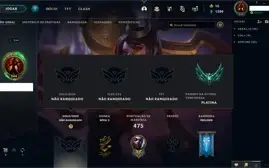 Conta lvl 244 LOL