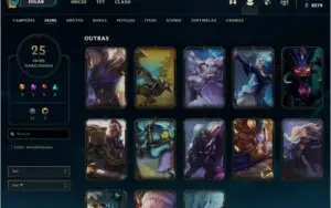 CONTA DE LOL, GOLD2, 25 SKINS, 3 CROMAS, M7 DE YASUO!!!