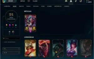CONTA DE LOL, GOLD2, 25 SKINS, 3 CROMAS, M7 DE YASUO!!!