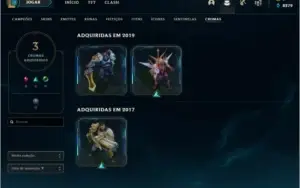 CONTA DE LOL, GOLD2, 25 SKINS, 3 CROMAS, M7 DE YASUO!!!