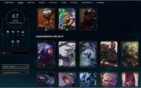 Conta de LoL platina 3