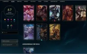 Conta de LoL platina 3