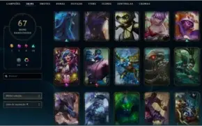 Conta de LoL platina 3