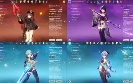 CONTA GENSHIN AR57✨14 LENDÁRIOS⭐HUTAO(C1)+HOMA, SHOGUN+LUZ✨