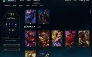 Conta de League of Legends