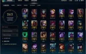 Conta de League of Legends