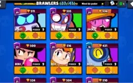 Conta Brawl Stars 18.2k troféus barata