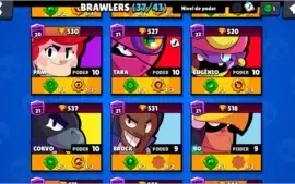 Conta Brawl Stars 18.2k troféus barata