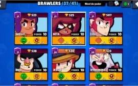 Conta Brawl Stars 18.2k troféus barata