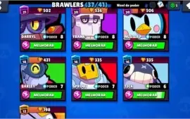Conta Brawl Stars 18.2k troféus barata